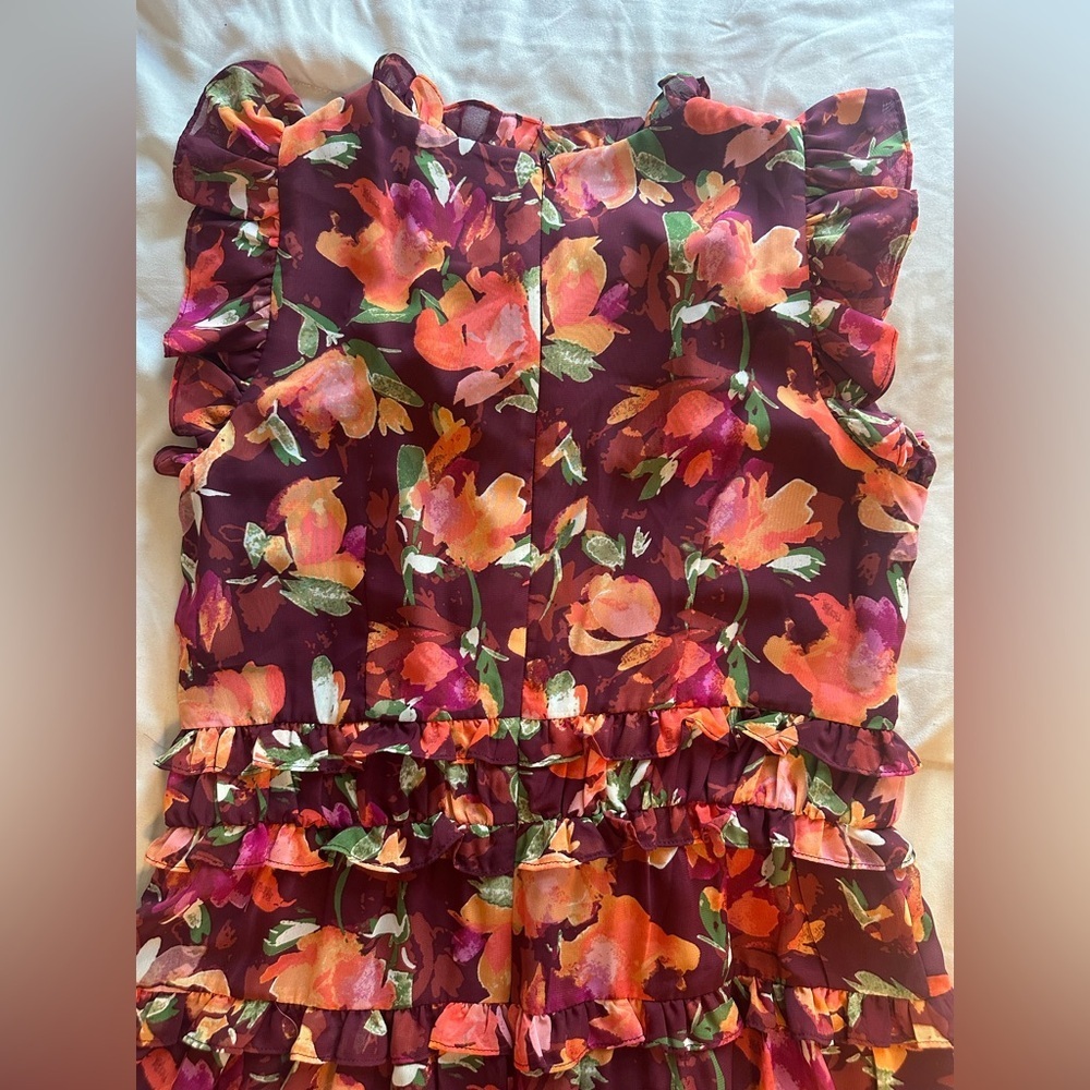 Vince Camuto Multicolor Floral Maxi Dress. NWT Size‎ 12 - Picture 8 of 9